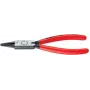 KNIPEX 22 01 160 replės smailianosės, chromo vanadžio plienas, plastikas, raudonos, 16 cm, 140 g