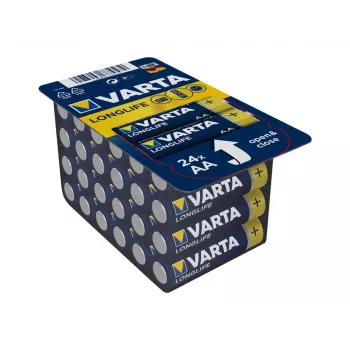 Vienkartinė baterija Varta Longlife AA LR6 (24 vnt.)