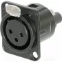 Neutrik NC3FD-S-B-1 jungties aksesuaras juodas