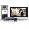 Vaizdo domofono sistema Hikvision DS-KIS604-S(C) 2 MP 17,8 cm (7 inch) juoda, pilka, sidabrinė