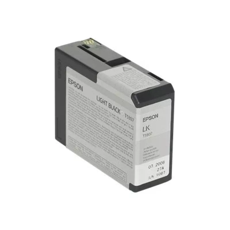 Epson Singlepack Light Black T580700, šviesiai juoda, pigmentinis rašalas, 80 ml, 1 vnt.