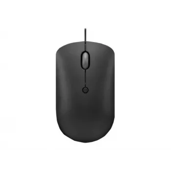 Laidinė optinė pelė Lenovo GY51D20875 USB Type-C, ambidekstrinė, 2400 DPI, 4 mygtukai, juoda