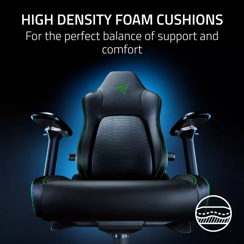 Žaidimų kėdė Razer Iskur V2 Padded seat Black