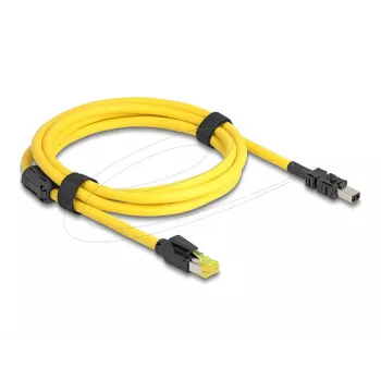 Delock Laidas RJ45 Kištukas Cat.6 į Mini I/O 8 Kontaktų D-Form Type 2 2 m (81251)