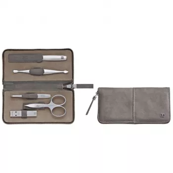 Manikiūro ir pedikiūro dovanų rinkinys ZWILLING 97445-005-0 nerūdijantis plienas taupe 5 aksesuarai