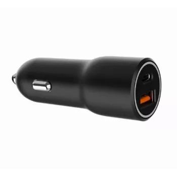 Automobilinis įkroviklis Gembird TA-UC-AC2PDQC38-CAR-01, USB-C, 38 W, 12–24 V, juodas