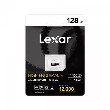 microSD High Endurance kortelė 128GB C10 A1 U1 V30 100/45MB/s