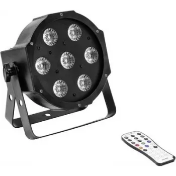 LED efektinis šviestuvas EUROLITE SLS-7 su 7 šviesos diodais, kompaktiškas sceninis apšvietimo įrenginys