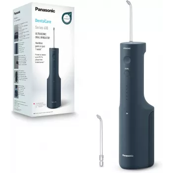 PANASONIC EW-DJ66, belaidis oralinis irigatorius, 0,2 l, mėlynas, su soniniu dantų šepetėliu, įkraunama baterija, 100-240 V