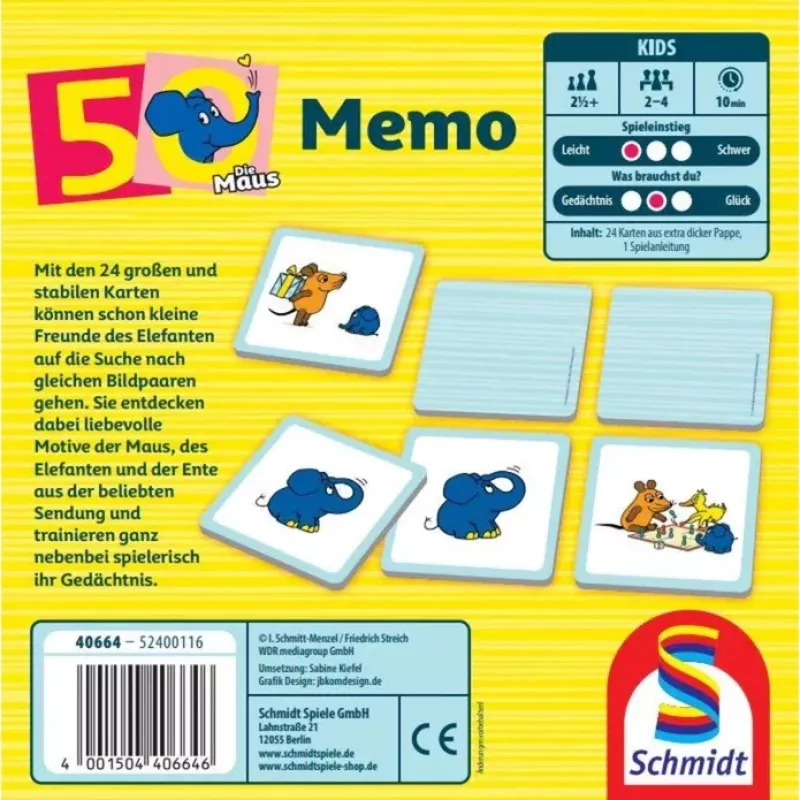 Die Maus: Dramblių atminties žaidimas, 50-asis gimtadienis