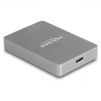 DeLOCK USB Type-C kortelių skaitytuvas CFexpress XQD aliumininis pilkas 10000 Mbit/s