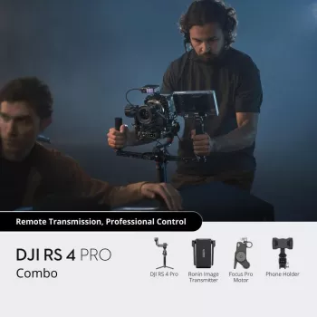 Rankinis kameros stabilizatorius DJI RS 4 Pro juodas anglies pluoštas 360° pan