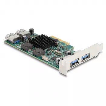 DeLOCK PCI Express x4 kortelė 2 x USB 5 Gbps Type-A 2 x vidiniai USB