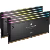 Corsair Dominator Titanium DIMM 96 GB DDR5-6600 (2x 48 GB) dviejų modulių rinkinys, juoda, CMP96GX5M2B6600C32, INTEL XMP