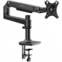 ONKRON MS75-B stalinis monitoriaus laikiklis 17–38" (43,2–96,5 cm) monitoriams, iki 11 kg, VESA 75×75–100×100, reguliuojamo aukščio, pasukamas / pakreipiamas / sukamas, juodas