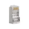 Lanberg PLS-5000 RJ-45 kištukas, ekranuotas, nerūdijantis plienas, skaidrus