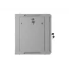 19 inch 9U 600x450 pilkas sieninis montavimo stovas su perforuotomis durelėmis