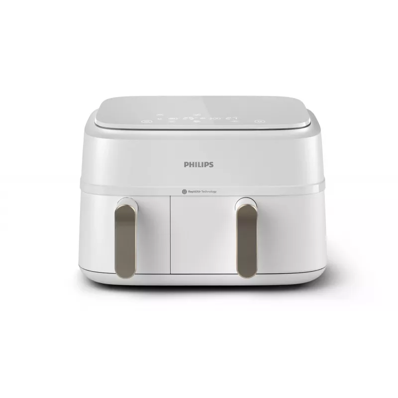 Philips 3000 serijos NA353/10 dviguba karšto oro gruzdintuvė 9 L 2750 W sidabrinė, balta