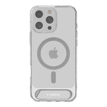 Torras Pstand Series stovas iPhone 16 Pro (skaidrus)