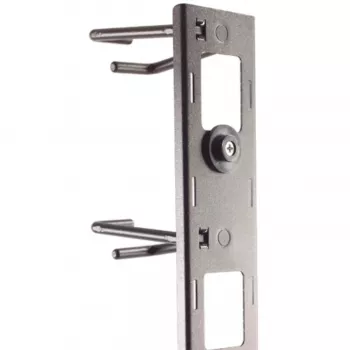 APC NetShelter kabelių valdymo vertikalus rinkinys, 8 žiedai, juodas, 55 mm x 766 mm x 85 mm