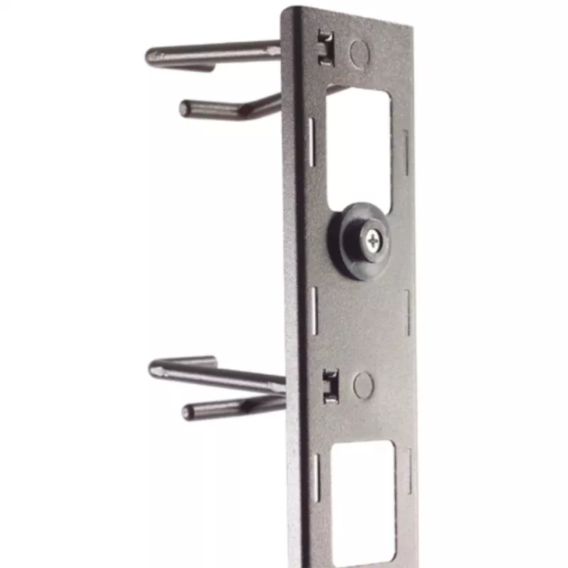 APC NetShelter kabelių valdymo vertikalus rinkinys, 8 žiedai, juodas, 55 mm x 766 mm x 85 mm