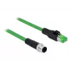 Tinklo kabelis DeLOCK 85438 RJ45 Ethernet Cat6 2m Juodas