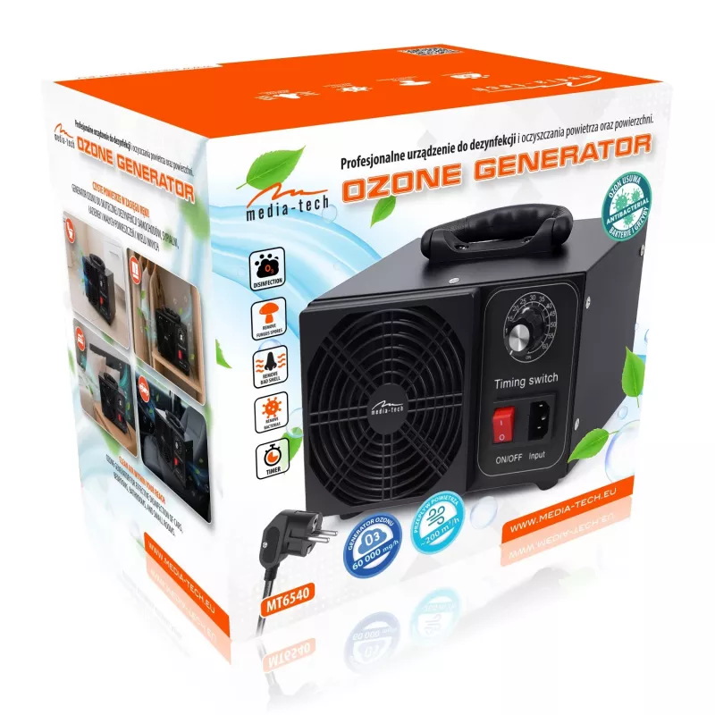 Ozono generatorius oro dezinfekcijai ir valymui OZONE GENERATOR MT6540