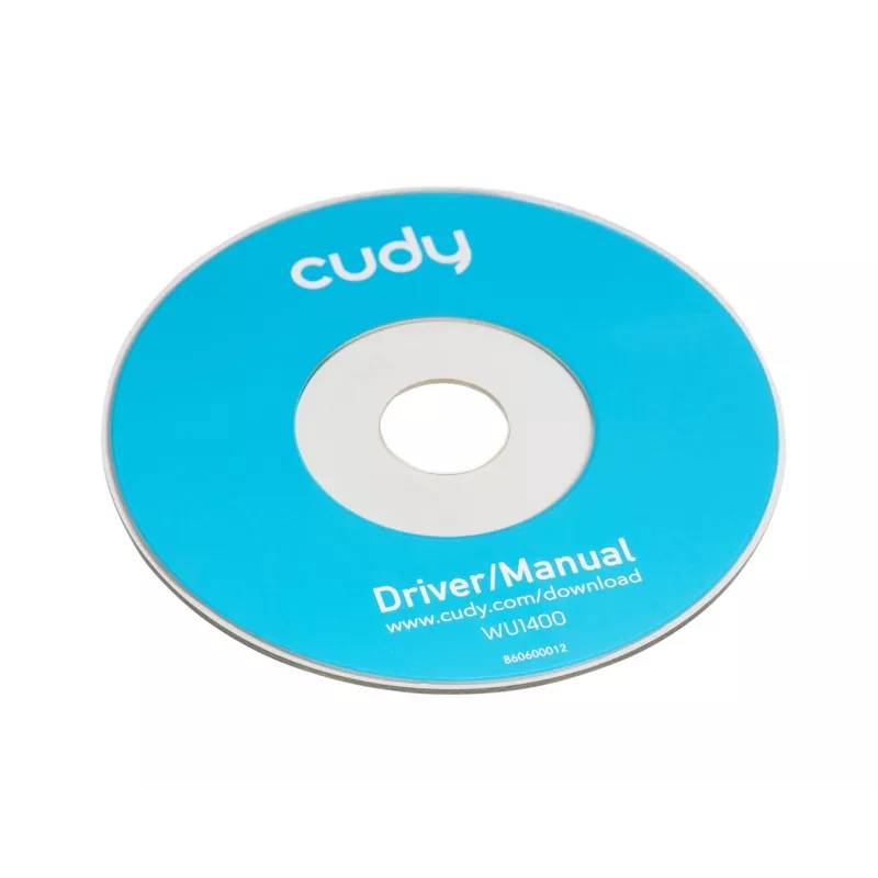 Cudy WU1400 USB tinklo adapteris, WLAN 867 Mbit/s, dviejų juostų, Wi-Fi 5