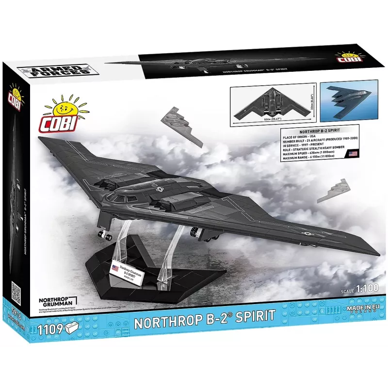 Konstruktorius Cobi Northrop Grumman B-2 SPIRIT modelio rinkinys