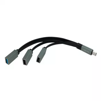 USB-C 3.1 3 prievadų USB centras