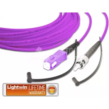 Lightwin aukštos kokybės simplex LWL šuolis, MM OM4, SC - ST, LSP-50 SC-ST 2.0 OM4