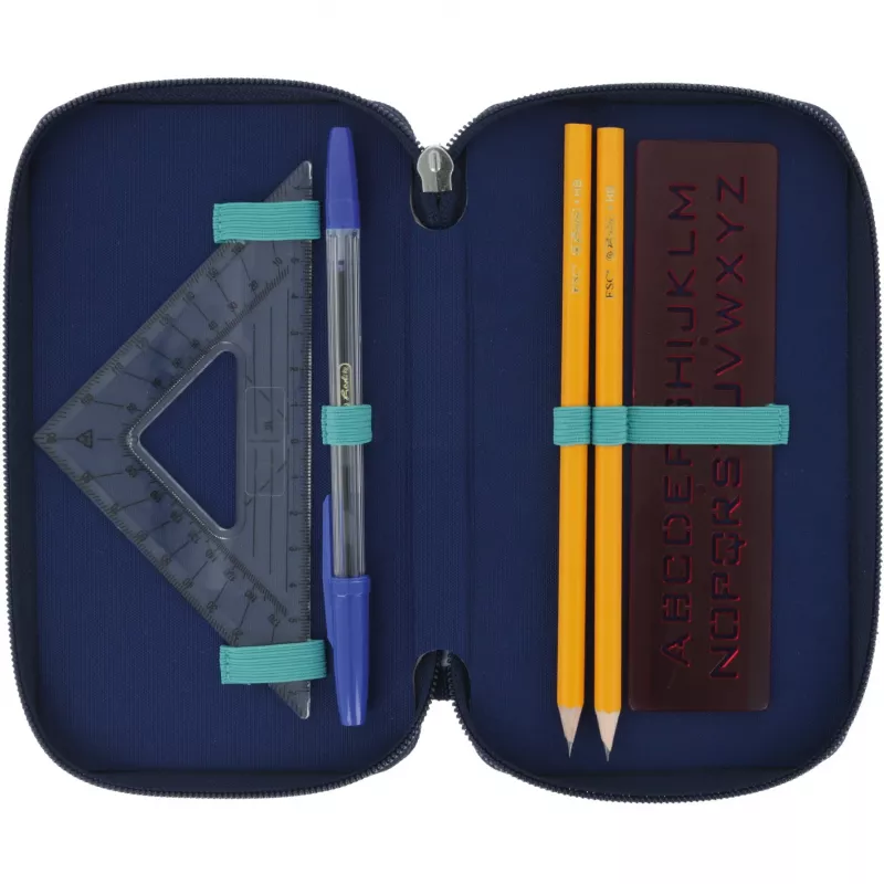 Herlitz TriCase Deep Ocean 31 vnt. mėlynas poliesteris 190x70x115 mm