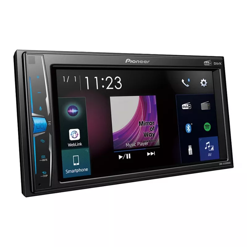 Automobilinis medijos imtuvas Pioneer DMH-A3300DAB Juoda Bluetooth 2 DIN 50W