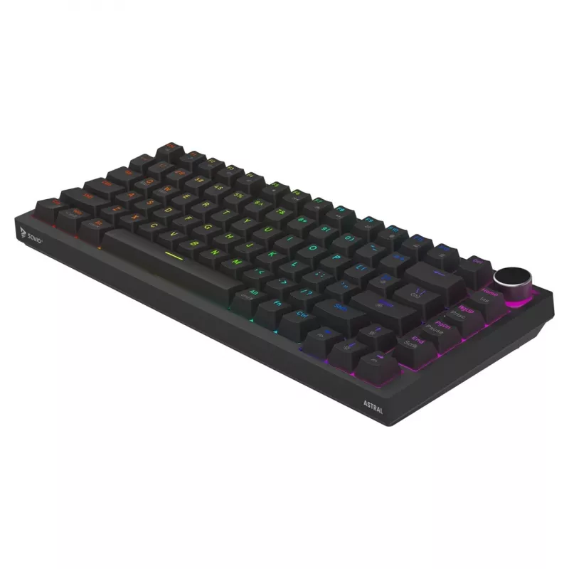 Savio ASTRAL BLACK JADE klaviatūra Gaming USB QWERTY US International