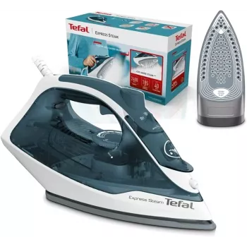 Lyginimo lygintuvas Tefal FV2839 Dry & Steam su Cerilium padu 2400 W Mėlyna, Balta