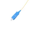 Pigtail SC/UPC PVC vienmodis Extralink G.657.A1 FTTH 900 µm 1 m geltonas