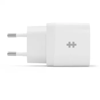 HYPER HJ205EU 20W USB-C greitasis įkroviklis išmaniesiems telefonams ir planšetėms, balta