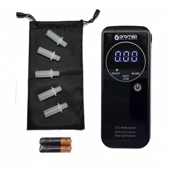 Oromed F11 PROFESSIONAL alkoholio matuoklis 0–4‰ 0,05‰ Juodas