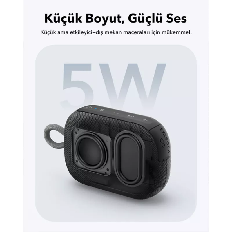 Belaidis garsiakalbis Soundcore Select 4 Go, juodas