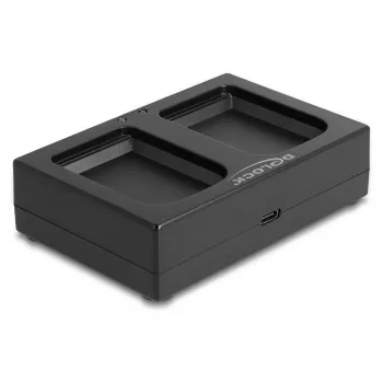 Įkrovimo stotelė DeLOCK 90608 USB C juoda 68x115x22mm