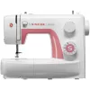 Singer Simple 3210 automatinė siuvimo mašina, elektromechaninė, 10 dygsnių, 4 žingsnių kilpų siuvimas, laisvoji platforma, 85 W, balta/rožinė