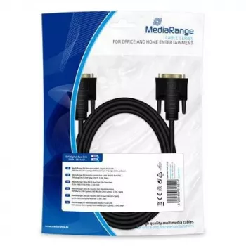 DVI laidas MediaRange MRCS129 2 m juodas