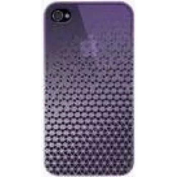 Linksys Belkin Emerge 060 - Apsauginis dėklas mobiliesiems telefonams - Plieno spalvos, Violetinis žaibas - Skirtas Apple iPhone 4, 4S (F8W049CWC00)