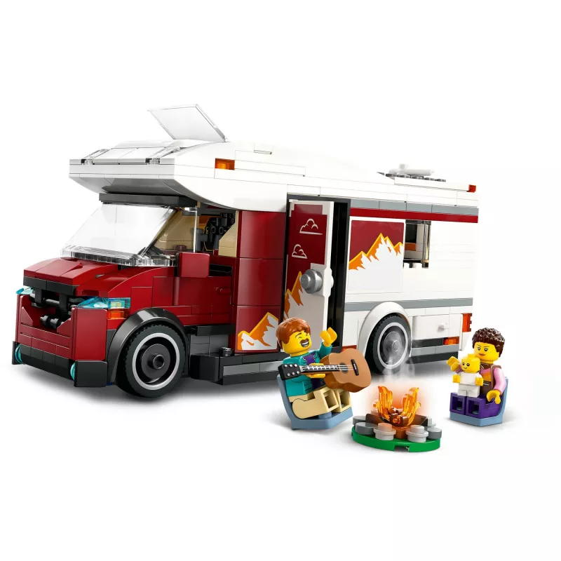 Konstruktorius LEGO City Nuotykių Kempingvagonas 60454, 385 dalių, aukštis 80 mm, nuo 6 metų