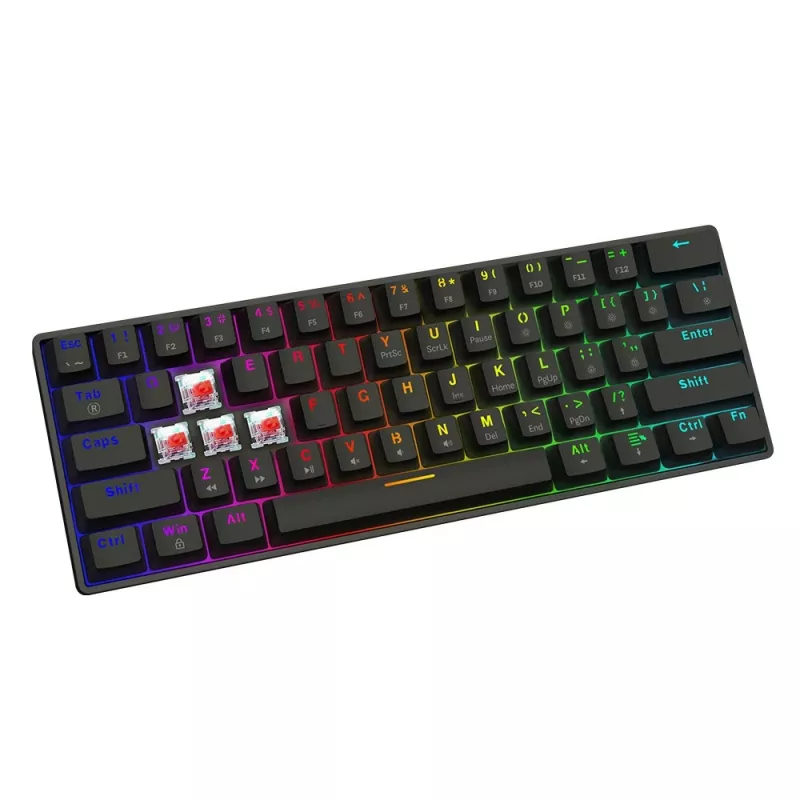 SAVIO BLACKOUT X2 mechaninė klaviatūra OUTEMU Red, Hot Swap