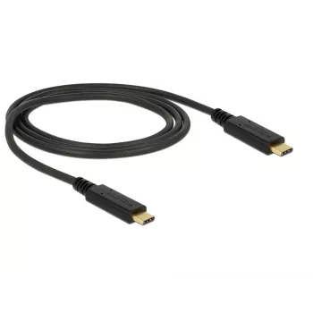 USB laidas DeLOCK 83661 USB 3.2 Gen 2 1m USB-C juodas