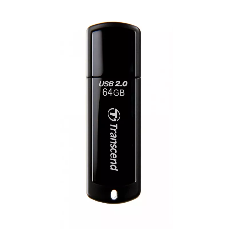USB atmintukas Transcend JetFlash 350 64GB, USB 2.0, juodas