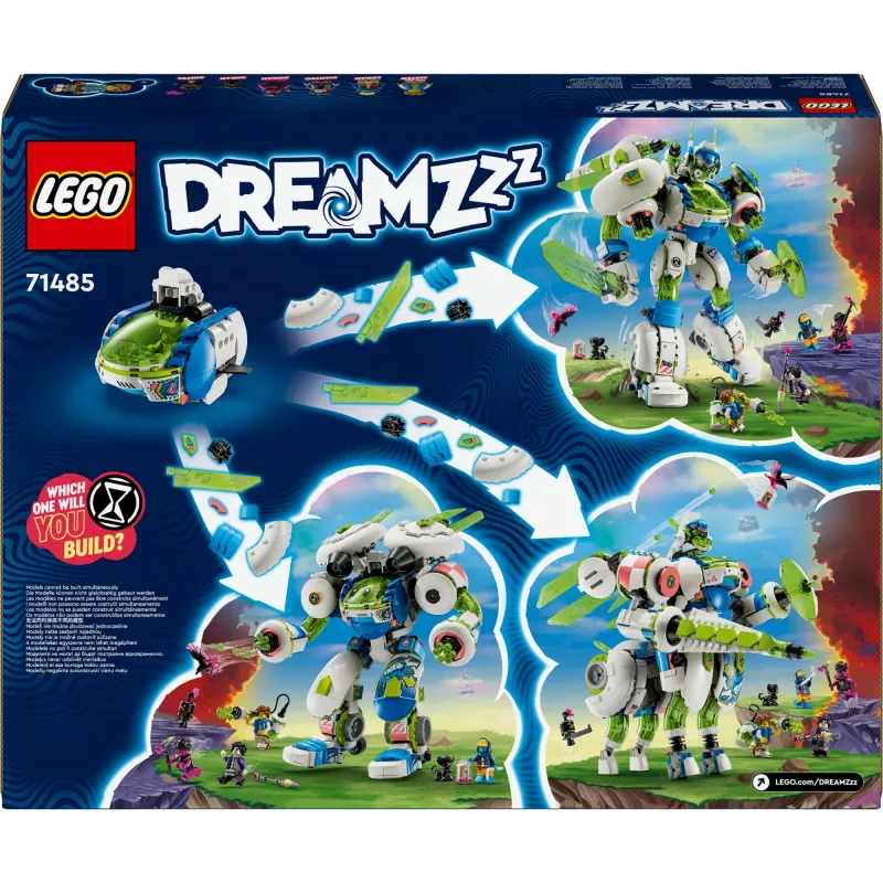 Konstrukcinis žaislas LEGO Mateo ir Z-Blob riterio mechas rinkinys 71485 — minifigūrėlė ir statomas mechas