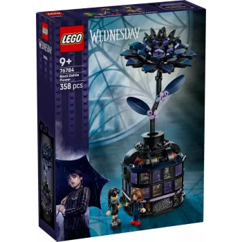LEGO statybinis rinkinys LEGO Wednesday 76784 Juodoji Dahlijos gėlė – dekoratyvinis modelis, 358 dalių, 9+ metų