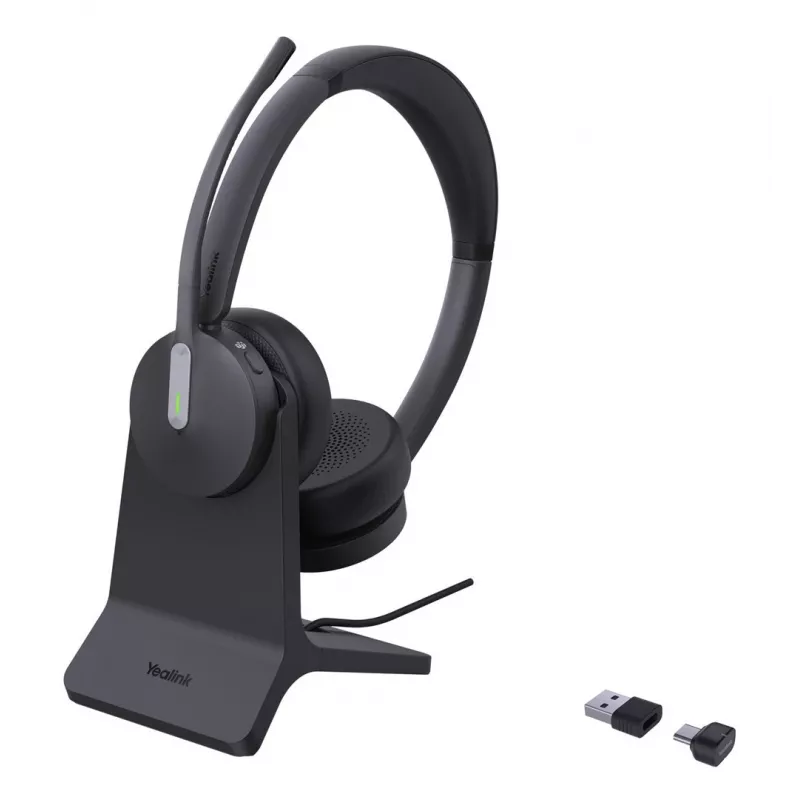 Yealink BH70 Dual su stovu Teams USB-C/A ausinės